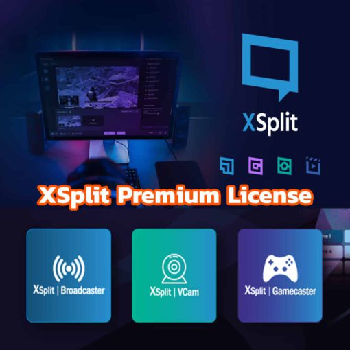 XSplit Premium License ของเเท้ 100% อายุ 1 ปี